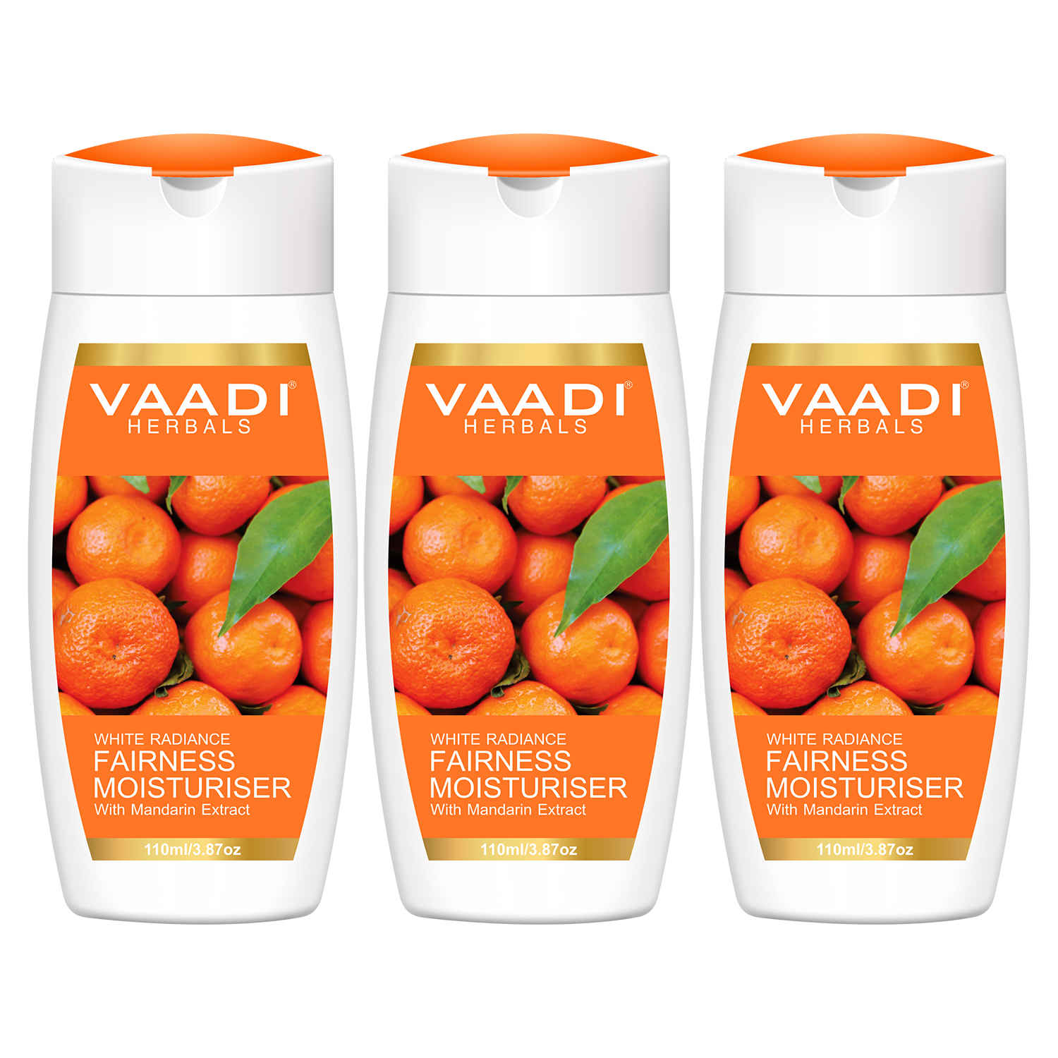Buy Vaadi Herbals Fairness Moisturiser With Mandarin Extract (110 ml) (Pack of 3) - Purplle