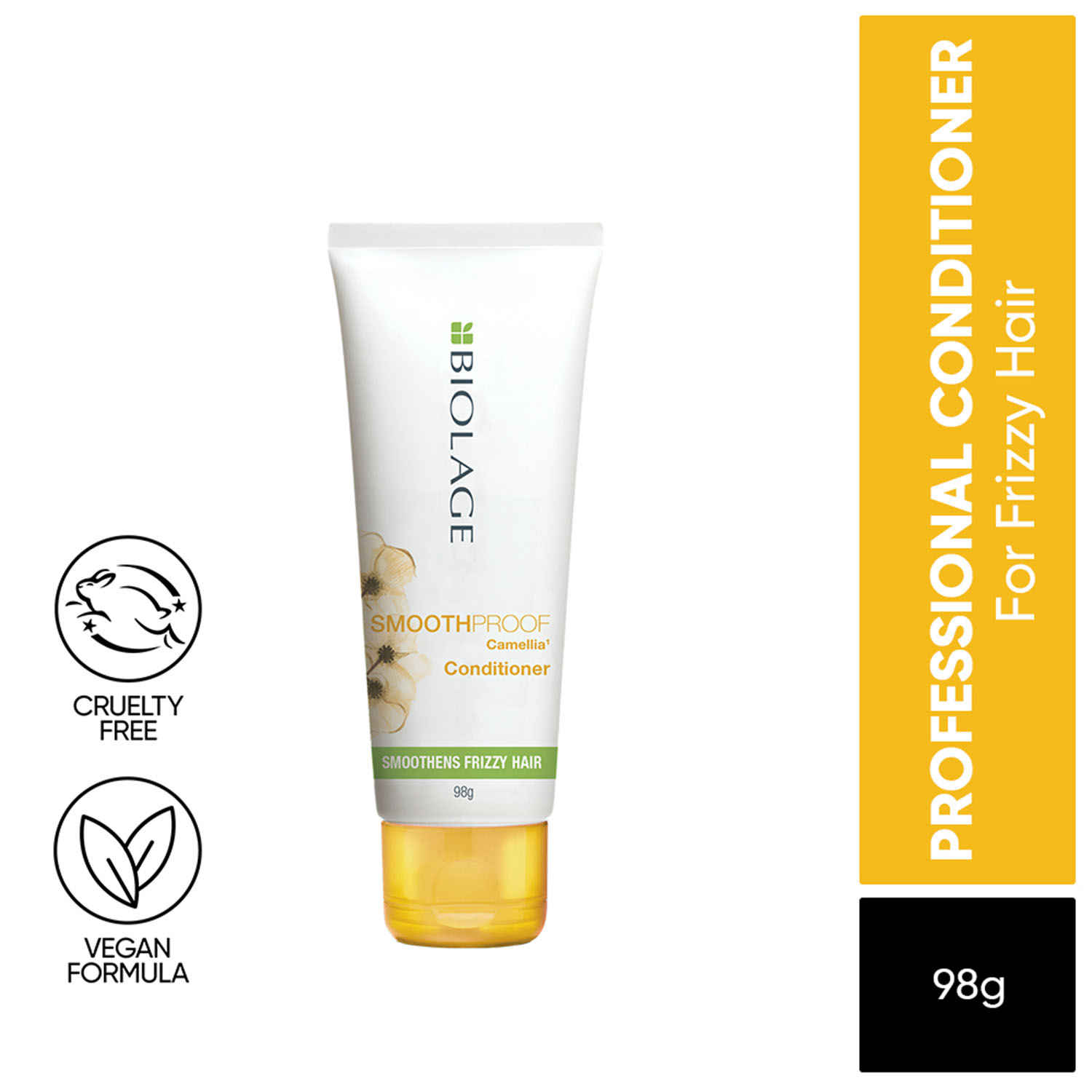 Buy BIOLAGE Smoothproof Camellia Conditioner 98 gm | Paraben free | Provides Humidity Control & Anti-Frizz Smoothness | For Frizzy Hair - Purplle