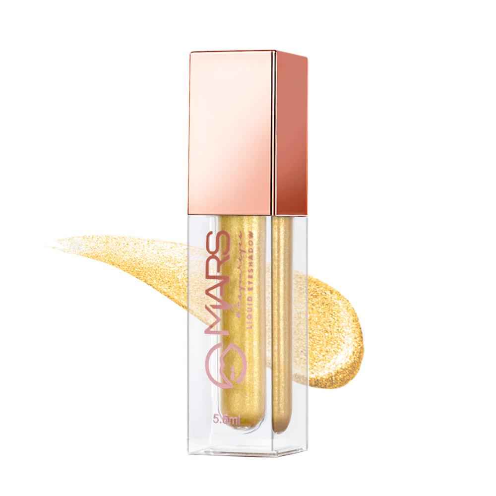 Buy MARS Metallic Liquid Glitter Eyeshadow | Waterproof & Highly Pigmented | Smooth Glide Formula (5.5 ml) (02-Golden Beam) - Purplle