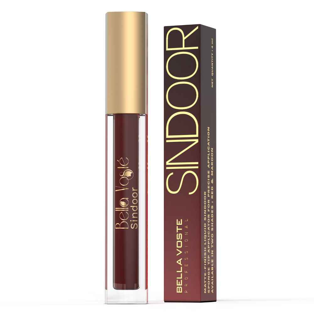 Buy Bella Voste Professional Sindoor -Maroon Beauty for Mesmerizing Moments | Smudge-Proof & Vegan - 10 ml - Purplle