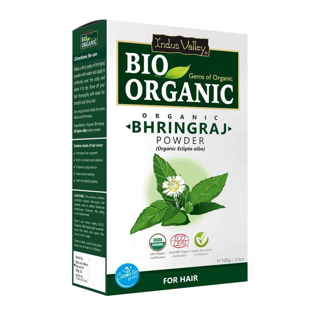 Buy Indus valley bio organic bhringraj powder 100 gm - Purplle