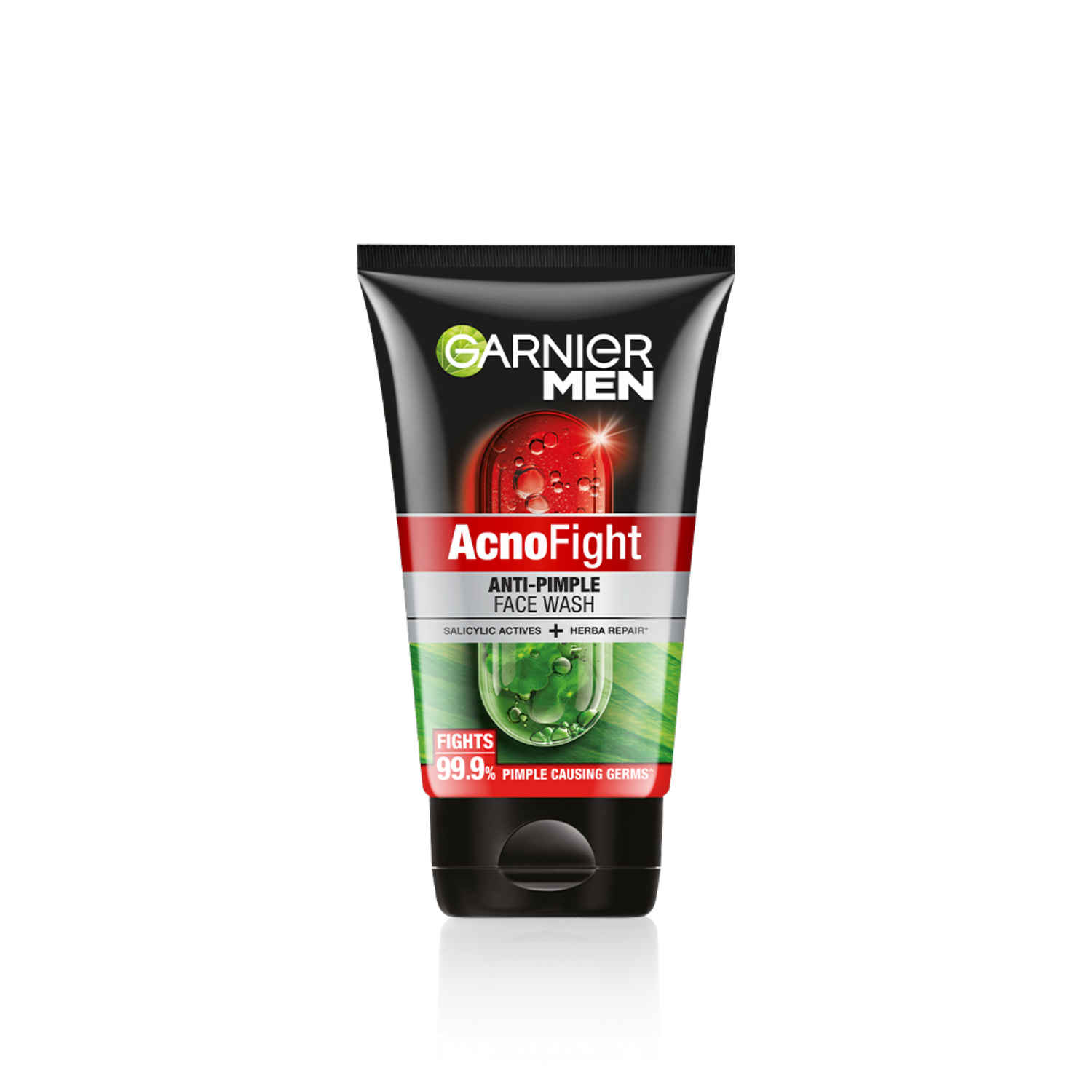 Buy Garnier Men Acno Fight Anti Pimple Face Wash, Anti Pimple Face Wash with Salicylic Acid and Herba Repair, Suitable for all Skin Types, 100 gm - Purplle