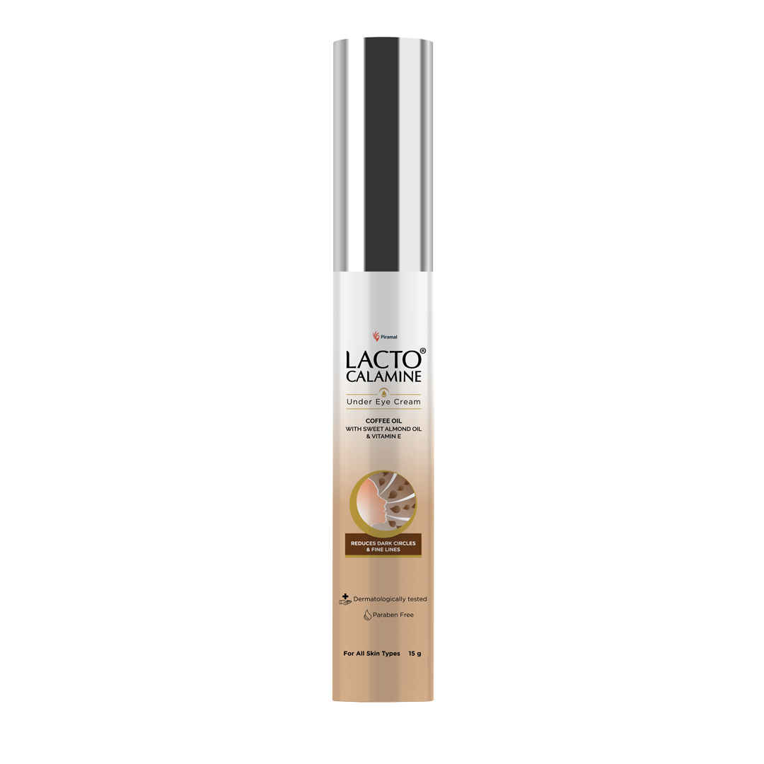 Buy Lacto Calamine under eye cream for dark circles, fine lines & puffy eyes| Enriched with coffee, sweet almond & Vitamin E| Dermatologically tested| 15 gm - Purplle