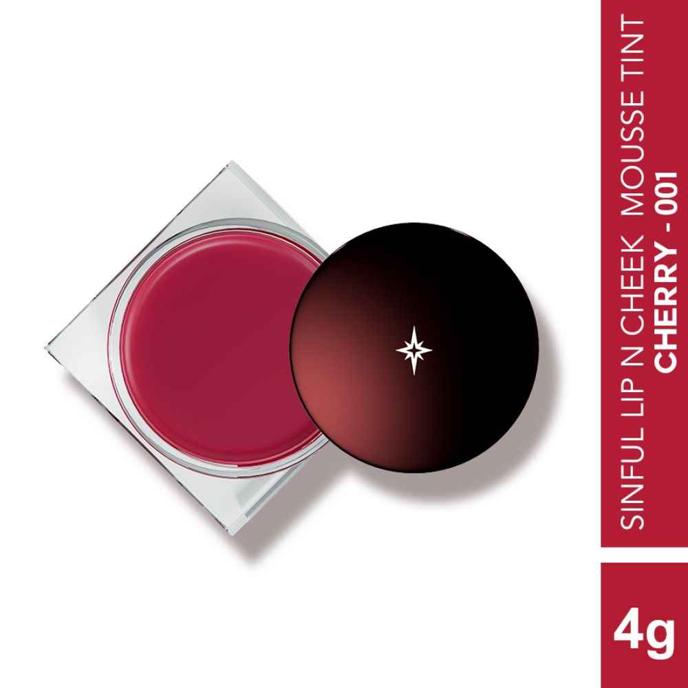 Buy Colorbar Sinful Lip N Cheek Mousse Tint Cherry-001 - 4 gm - Purplle