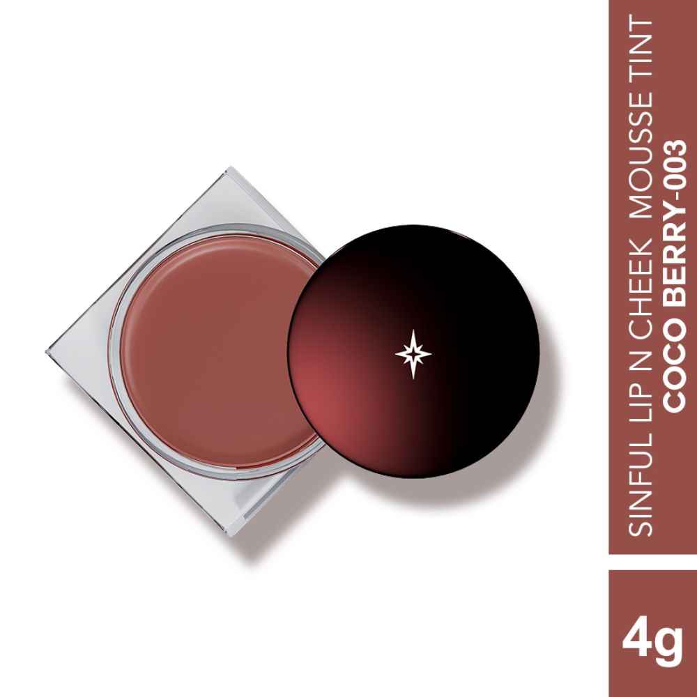 Buy Colorbar Sinful Lip N Cheek Mousse Tint Coco Berry-003 - 4 gm - Purplle