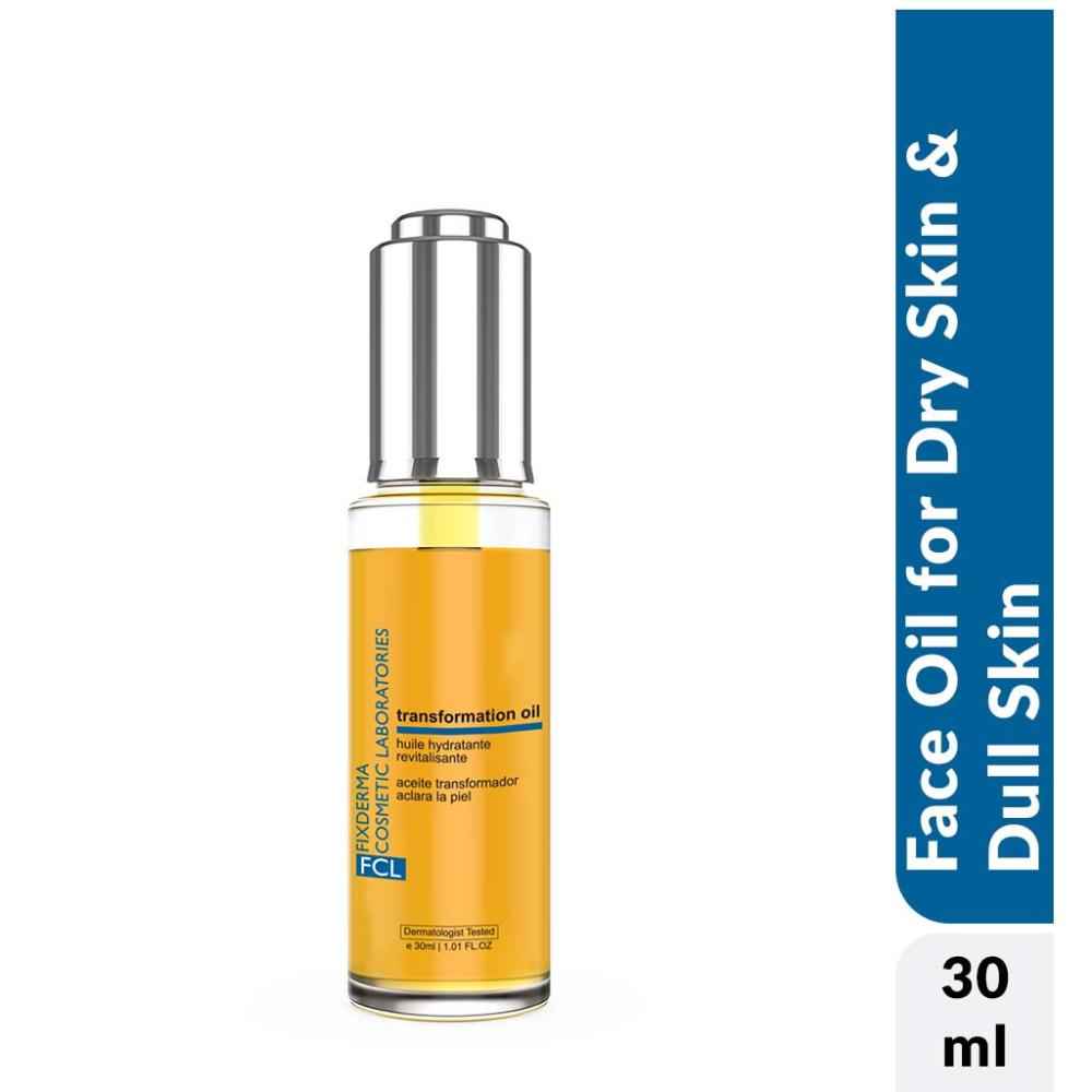 Buy Fixderma Cosmetic Laboratories Transformation Oil For Rejuvenation And Intense Hydration Leaves Skin Moisturised And Replenished With Improved Elasticity 30 ml - Purplle