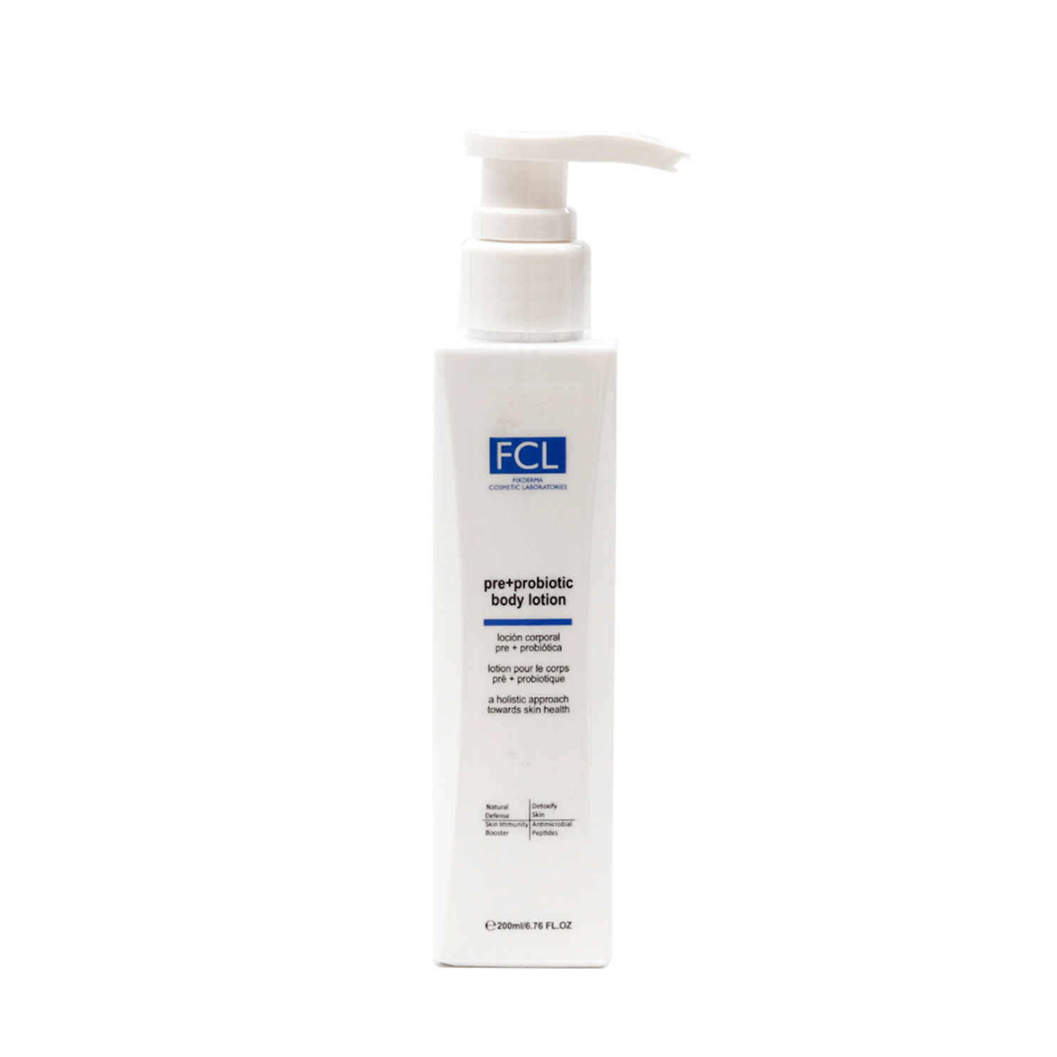 Buy Fixderma Cosmetic Laboratories Pre+Probiotic Body Lotion, Body Lotion For Dry & Flaky Skin, Body Lotion W/W Probiotic, Restores The Skin Barrier, Suitable For Eczema & Itch-Prone Skin, 200 ml - Purplle
