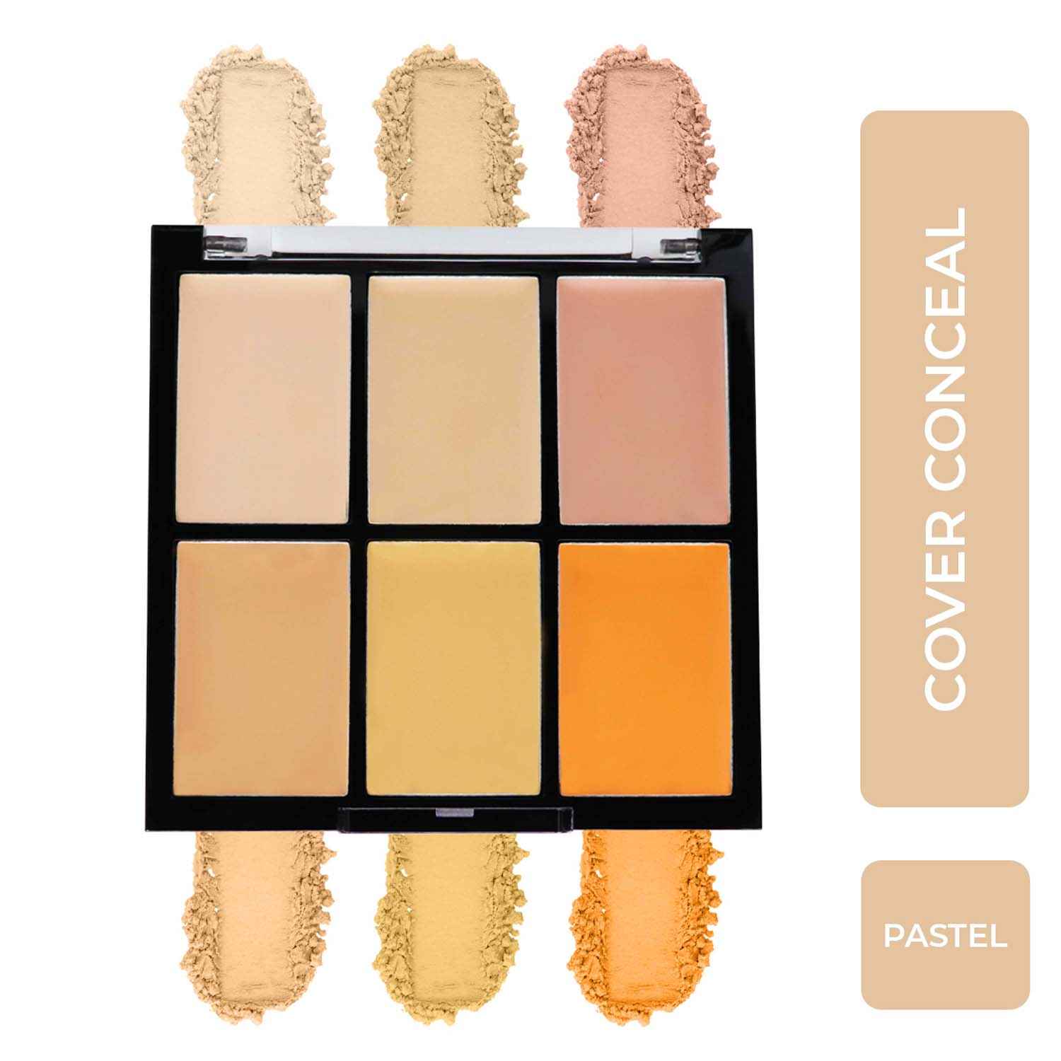 Buy Half N Half Cover Concealer Skin Beauty, Multicolour Palette, Pastel (9.6 gm) - Purplle