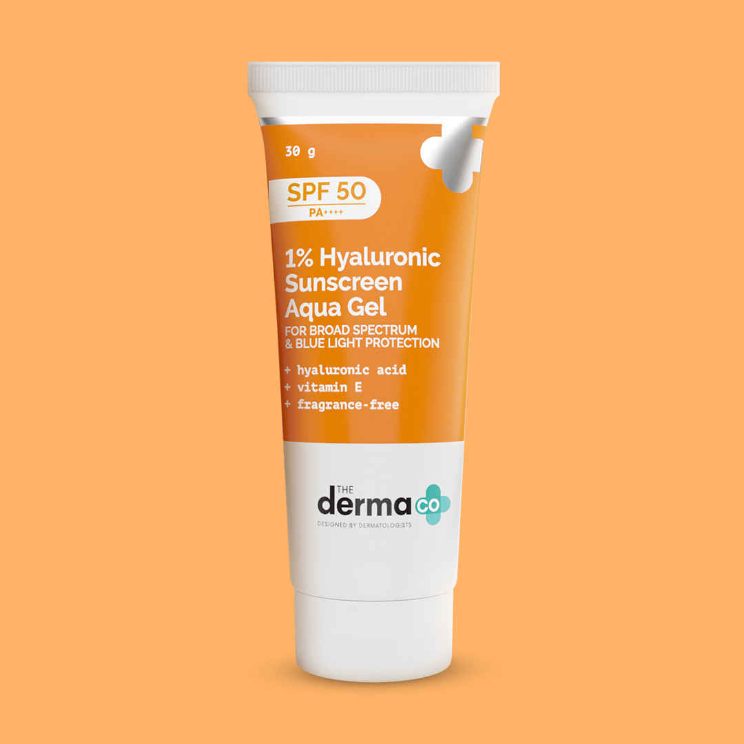 Buy The Derma Co. 1% Hyaluronic Sunscreen Aqua Gel with SPF 50 & PA++++ - 30g - Purplle