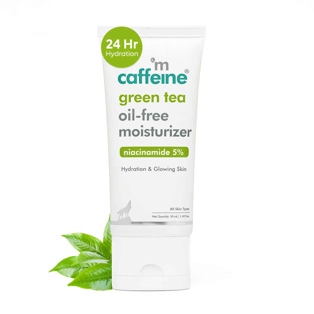 Buy mCaffeine Green Tea Oil-Free Moisturizer with Niacinamide 5% - 50 ml - Purplle
