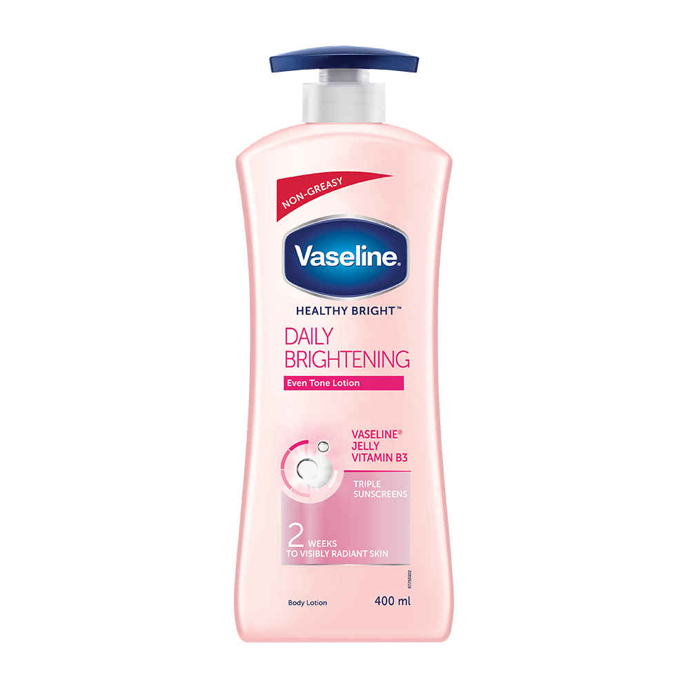 Buy Vaseline Healthy Bright Daily Brightening Body Lotion, For Healthy & Glowing Skin, 400 ml - Purplle