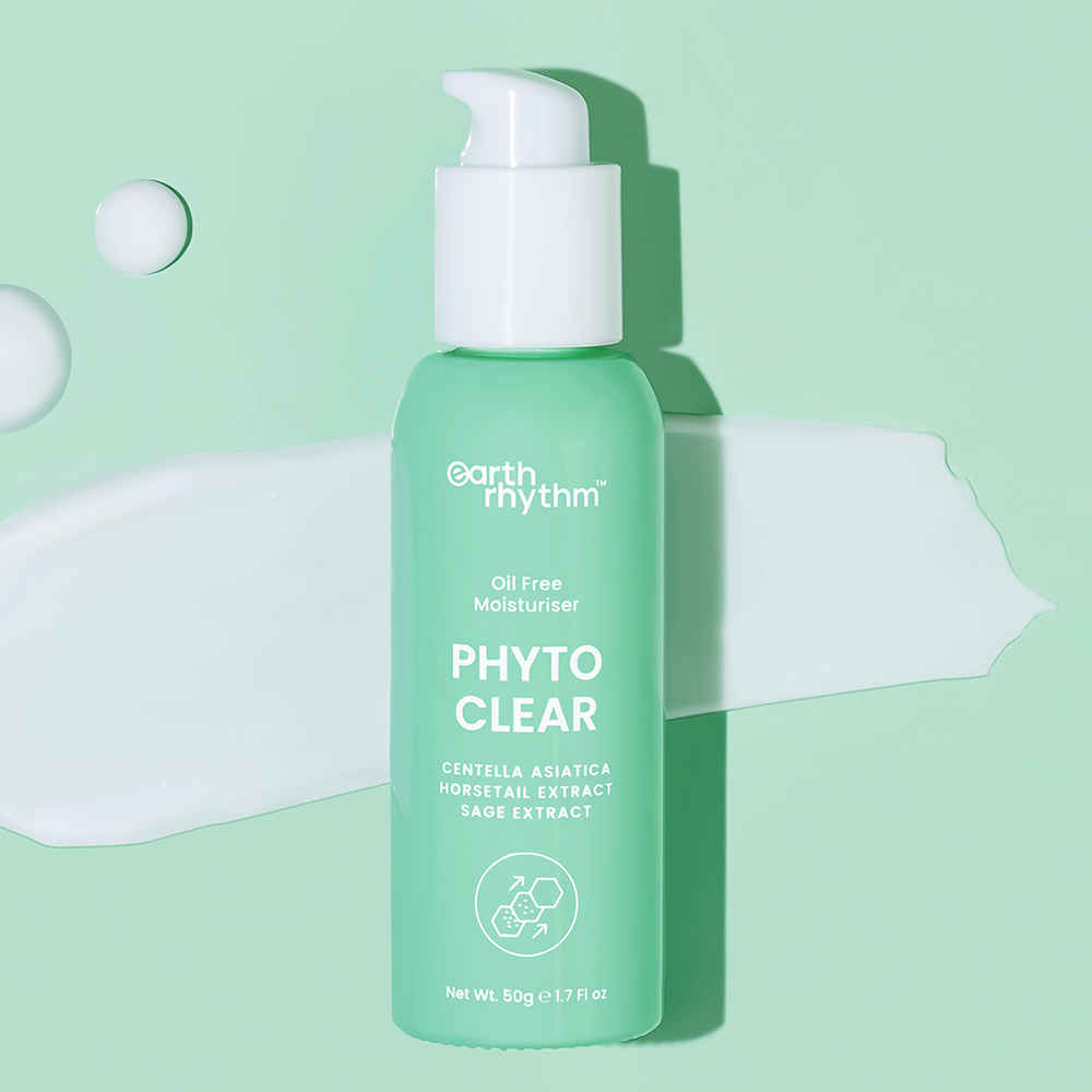Buy Earth Rhythm Phyto Clear Oil Free Moisturiser | Centella Asiatica Horsetail & sage Extract - 50 gm - Purplle