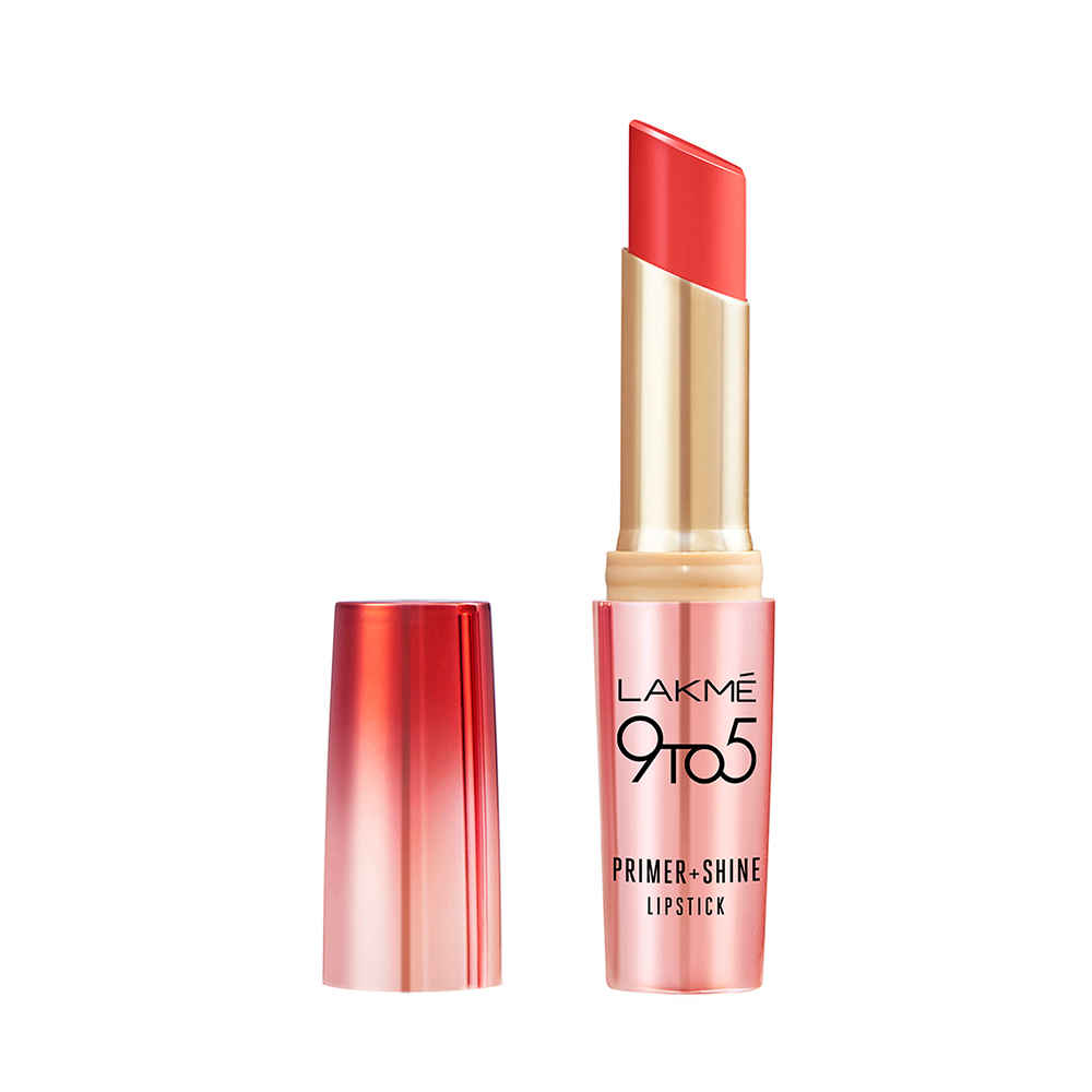 Buy Lakme 9to5 P+S Lipstick, Red Pop, 3.6 gm - Purplle