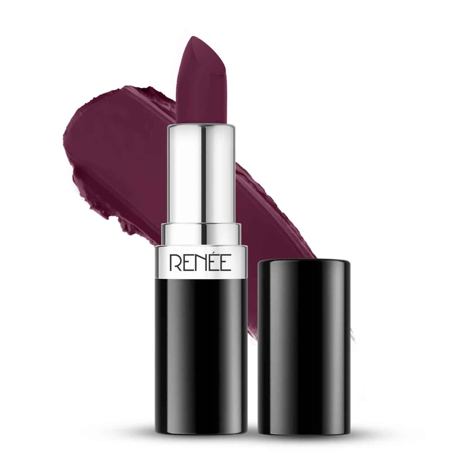 Buy RENEE Stunner Matte Lipstick, Fired Up 4 gm, Intense Color Pay Off, Full Coverage Long Lasting Weightless Velvety Formula, Enriched with Vitamin E & Hyaluronic Acid - Purplle