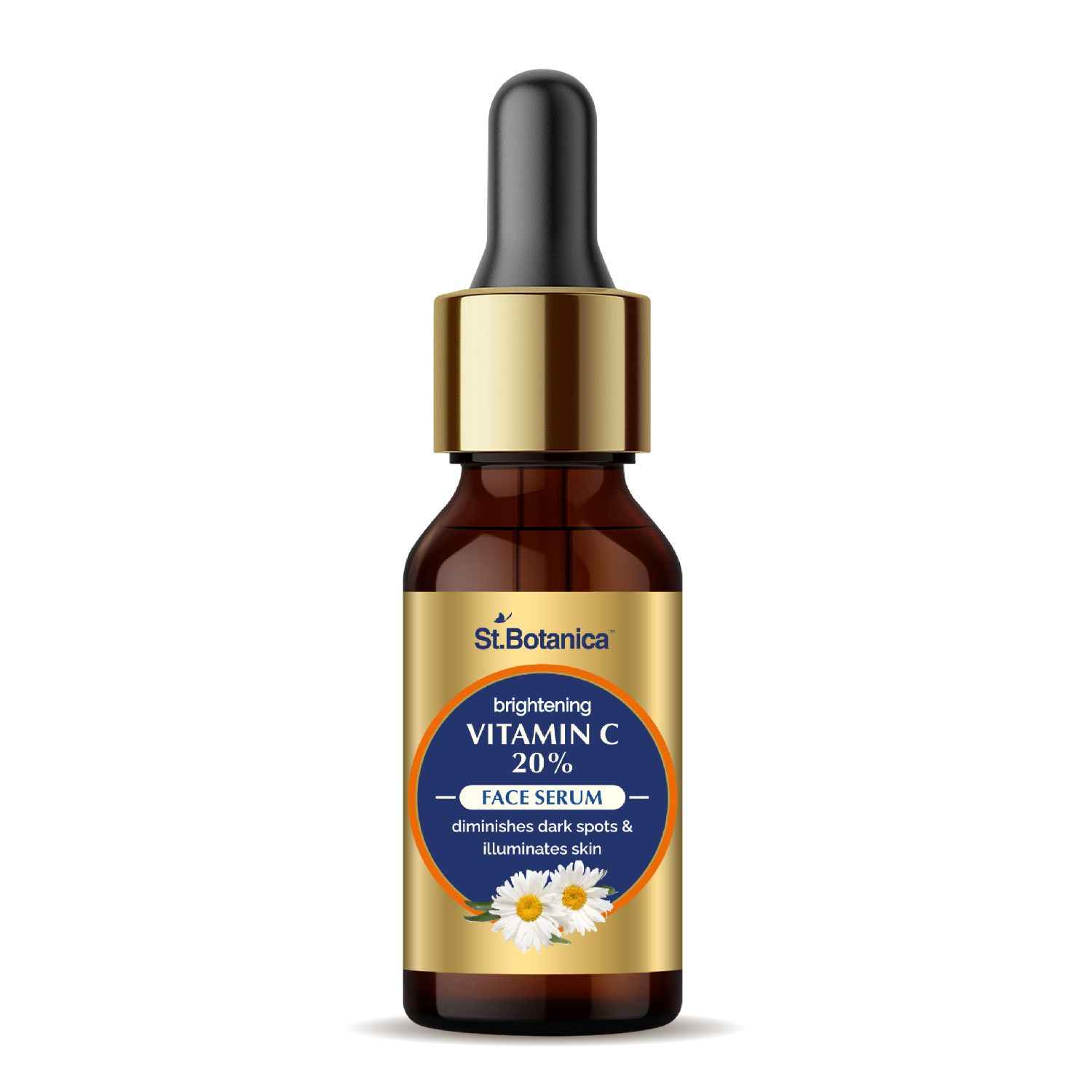 Buy St.Botanica Vitamin C 20%, E & Hyaluronic Acid Face Serum, 10 ml | For Bright, Glowing Skin - Purplle
