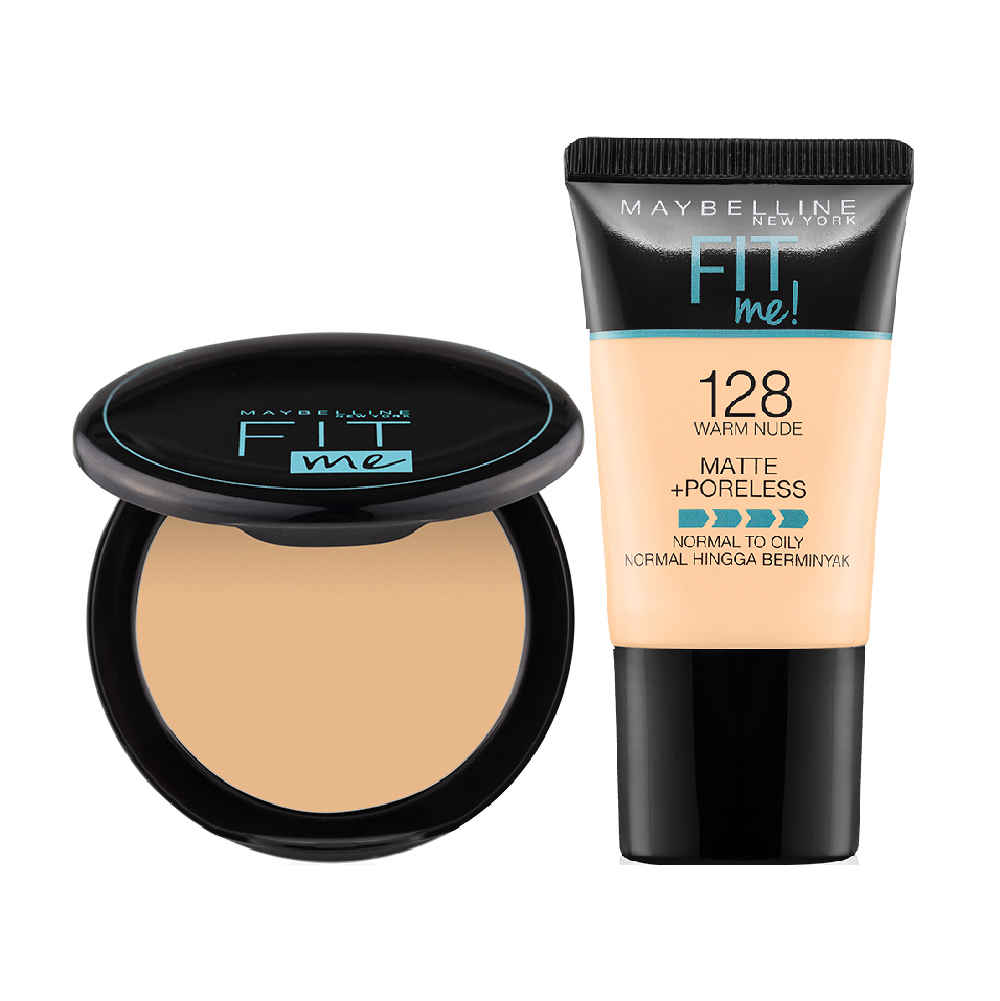 Buy Maybelline New York Fit Me Tube 128 + Compact 128 - Purplle