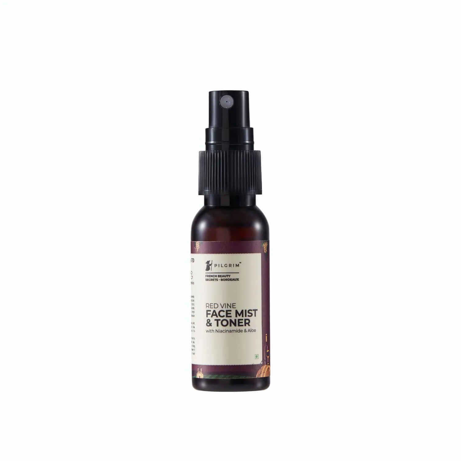 Buy Pilgrim Mini-Red Vine Face Mist & Toner with Niacinamide (Vit. B3) & Aloe - Purplle