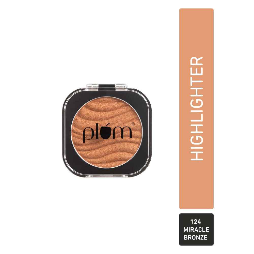 Buy Plum There You Glow Highlighter | Highly Pigmented |Effortless Blending |124 - Miracle Bronze - Purplle