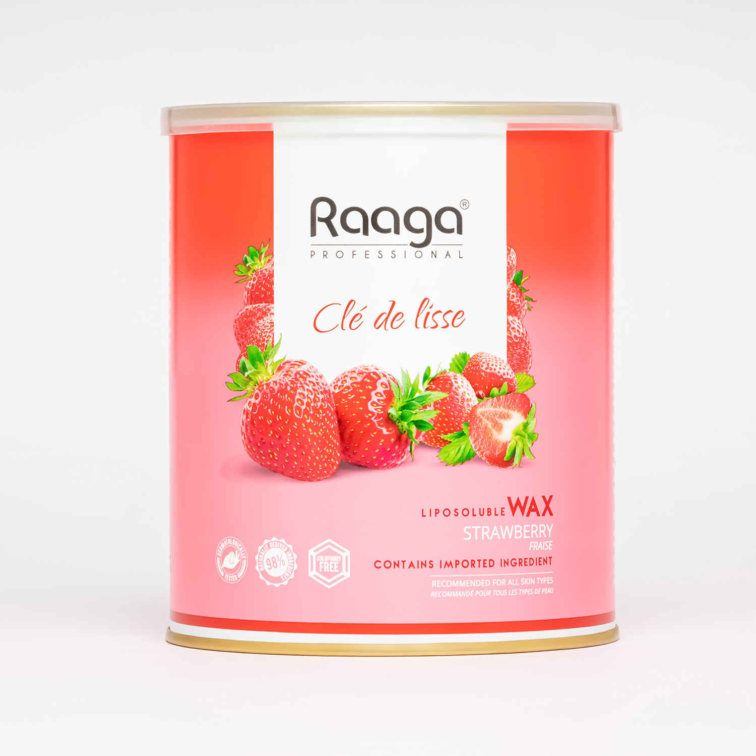 Buy Raaga Professional Liposoluble Wax Strawberry (800 ml) - Purplle