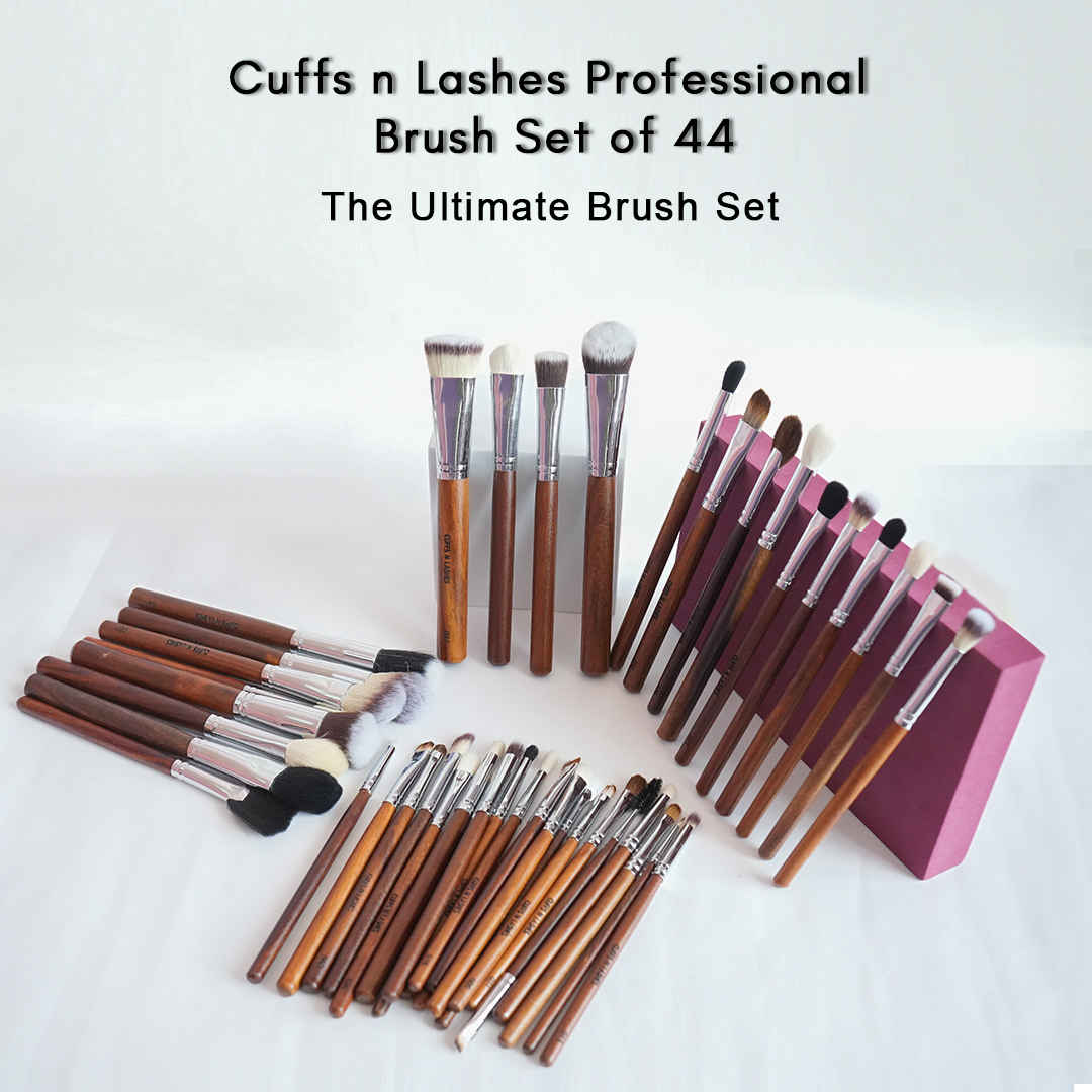 Buy Cuffs N Lashes Makeup Brush Set of 44 - Purplle