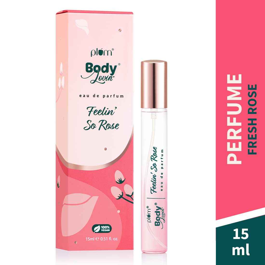 Buy Plum BodyLovin' Feelin' So Rose Eau De Parfum (15 ml) - Purplle