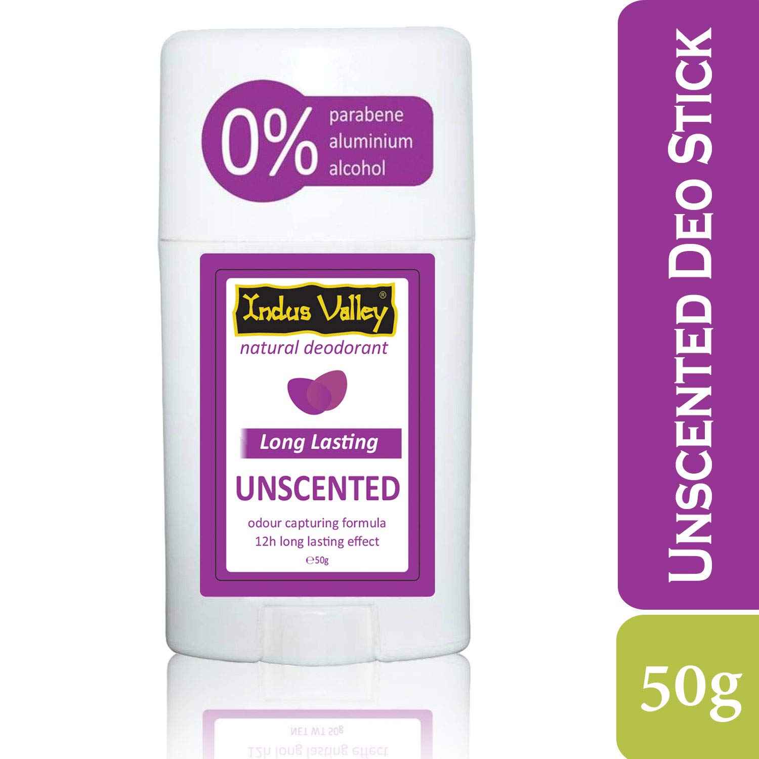 Buy Indus Valley Alcohol Free Natural Unscented Deodorant Stick - For Men, Women Deodorant Stick - For Men & Women (50 gm) - Purplle