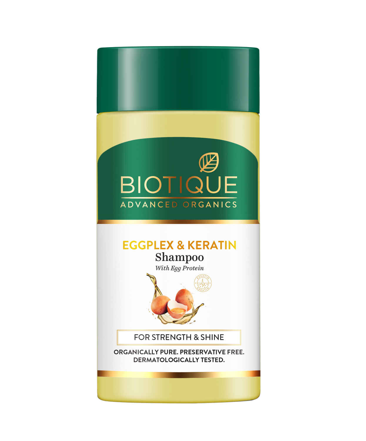 Buy BIOTIQUE EGGPLEX & KERATIN Shampoo 25 ml - Purplle
