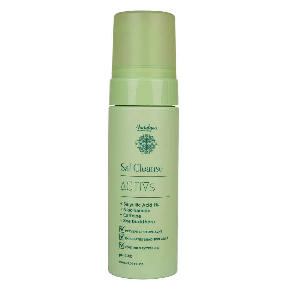 Buy Indulgeo Essentials SAL CLEANSE - Salicylic Acid Foaming Face Wash 150 ml - Purplle