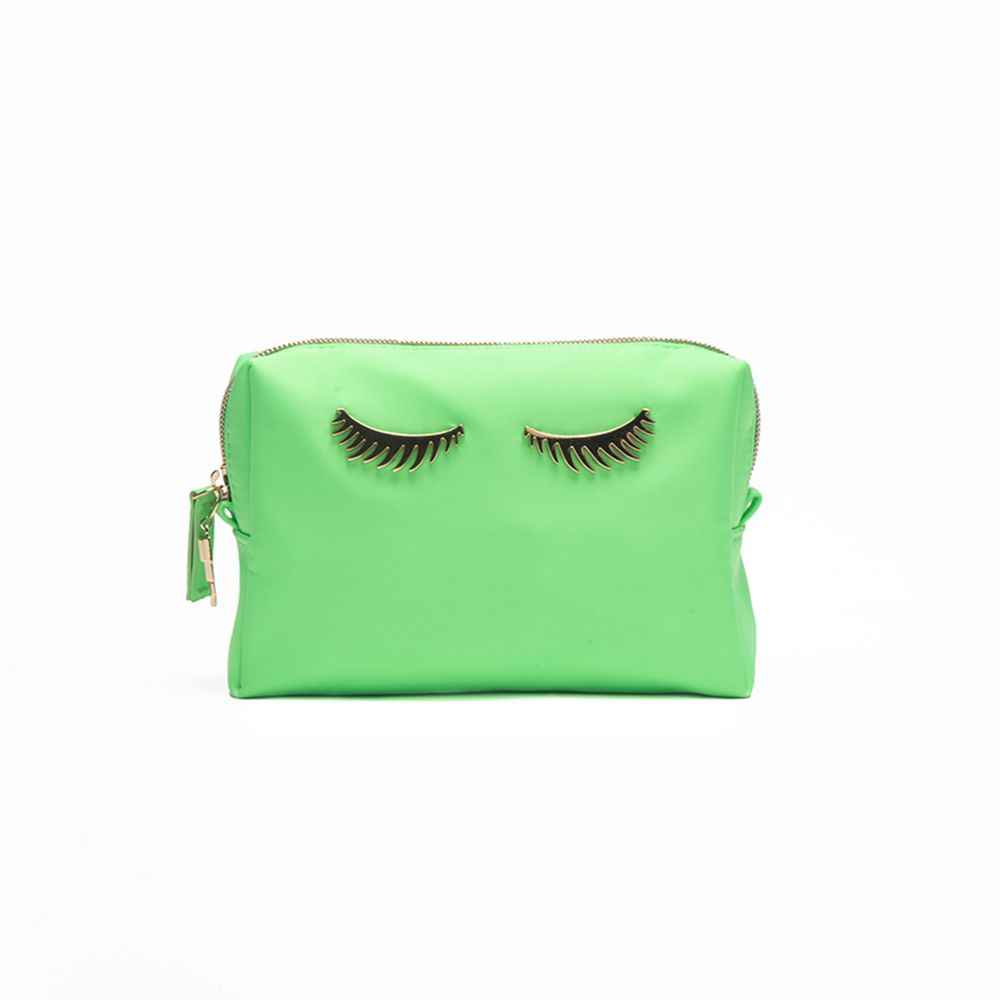 Buy Colorbar Lips & Lashes (Small Pouch) - Neon Green 1 Pc - Purplle