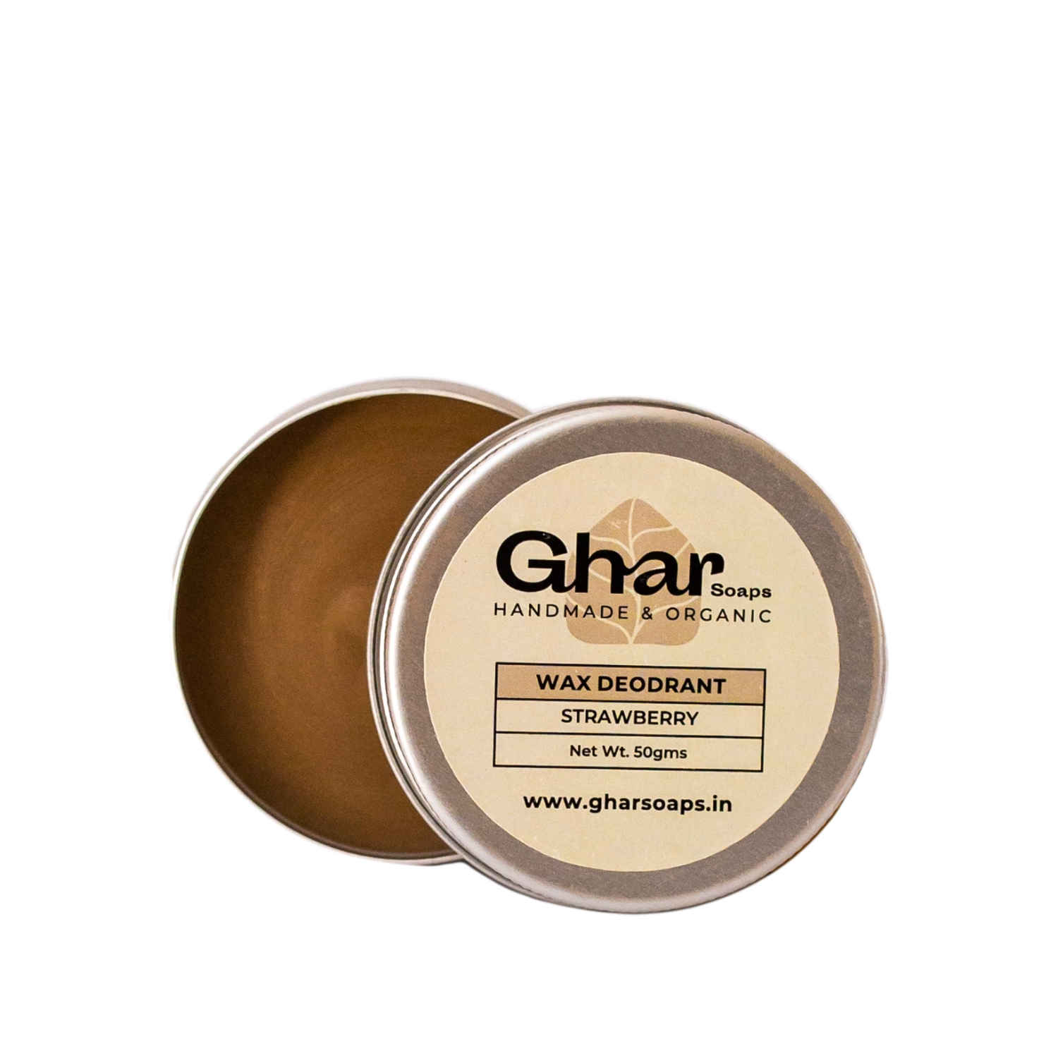 Buy Ghar Soaps Organic Deodorant For Women And Men (Strawberry) 1 Pc - Purplle