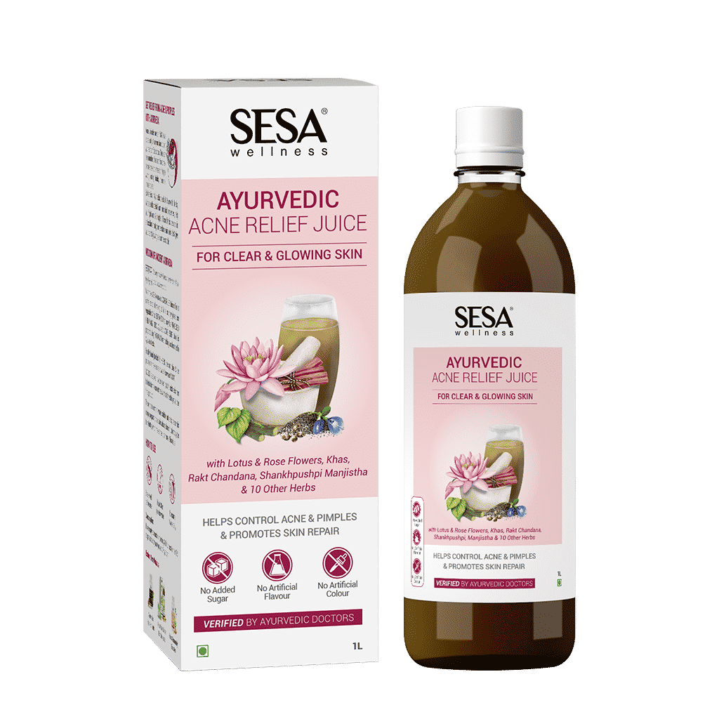 Buy Sesa Acne Relief Juice|Prevents Pimples I For Acne Prone Skin I For Acne Scars & Pigmentation I Natural Blood Purifier INo Added Sugar, Colour or Flavour - Purplle