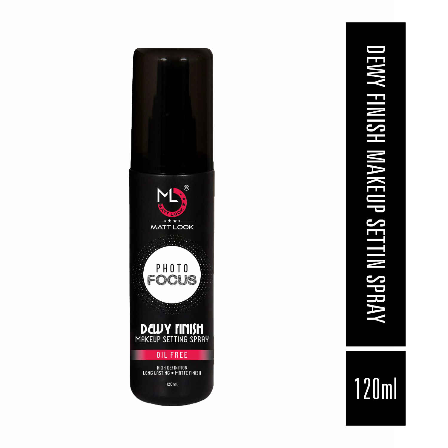 Buy Matt look Photo Focus Dewy Finish Makeup Setting Spray, Oil Free, Transparent, 120ml - Purplle