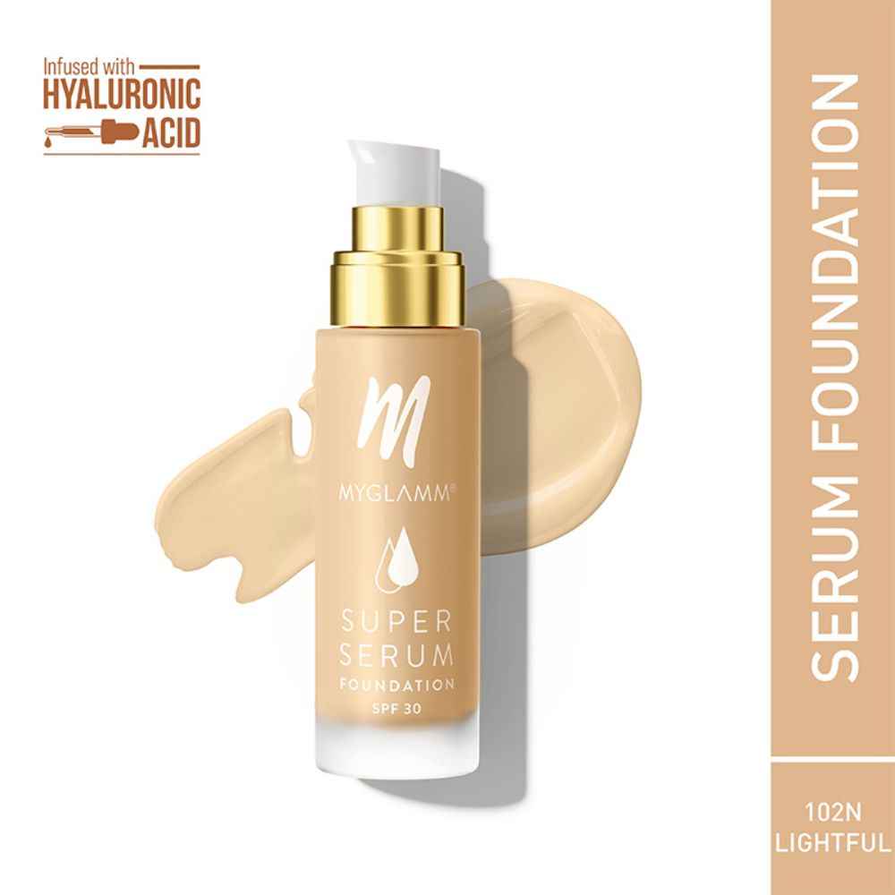 Buy MyGlamm Super Serum Foundation-102N Lightful (33 g) - Purplle