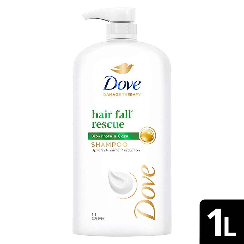 Buy Dove Hair Fall Rescue Shampoo, 1 ltr - Purplle