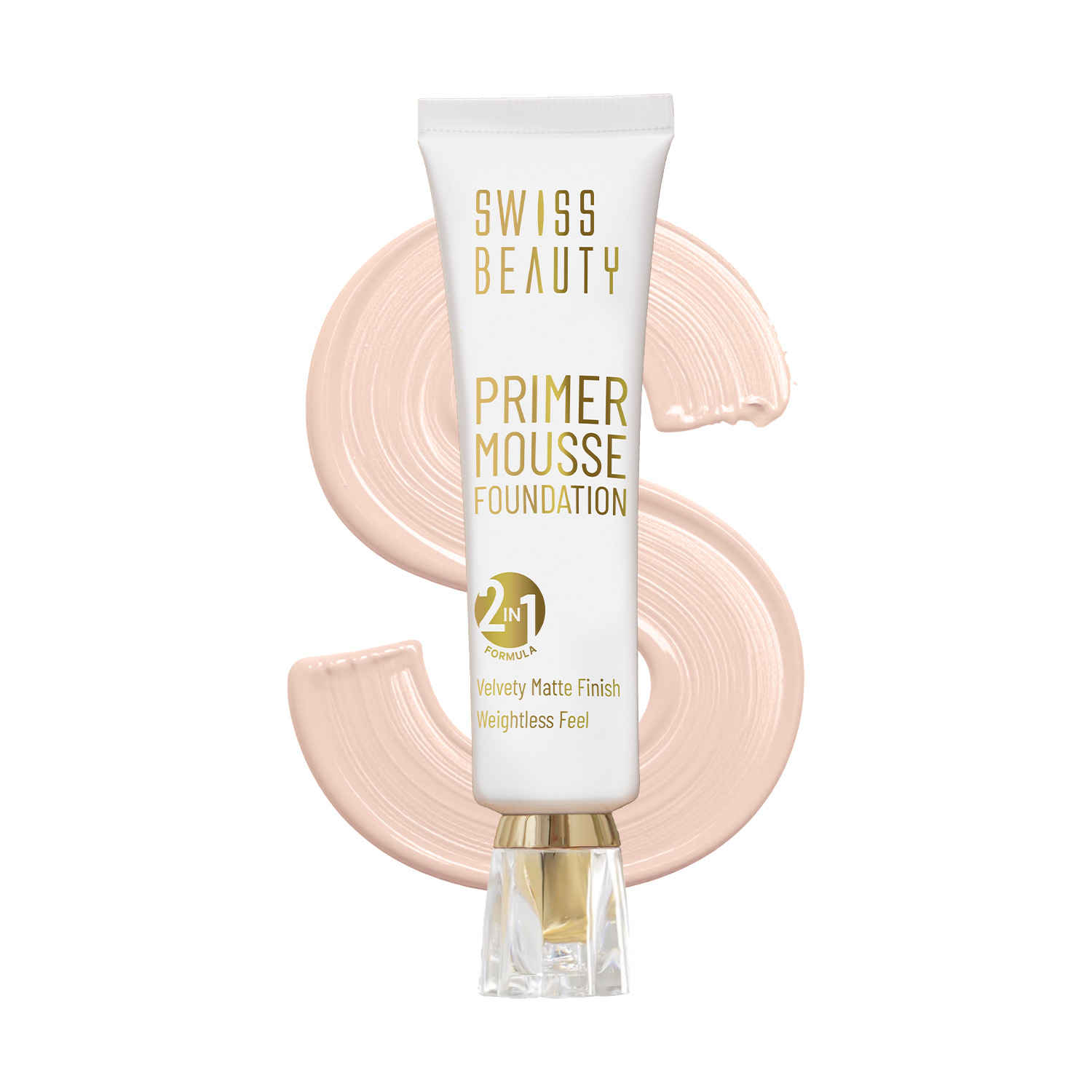 Buy Swiss Beauty Primer Mousse Foundation - Rose-Blush - (30 ml) - Purplle