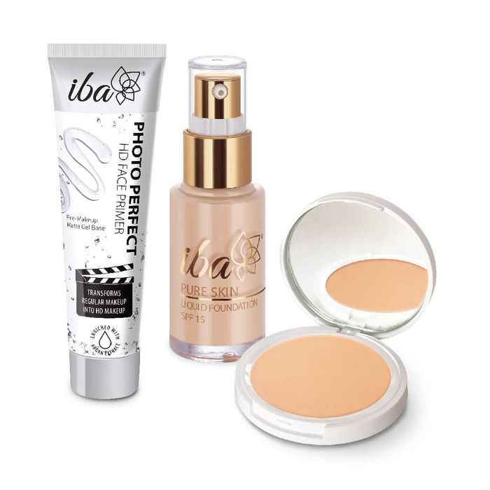 Buy Iba Primer + Foundation + Compact Combo, Ivory Fair - Purplle
