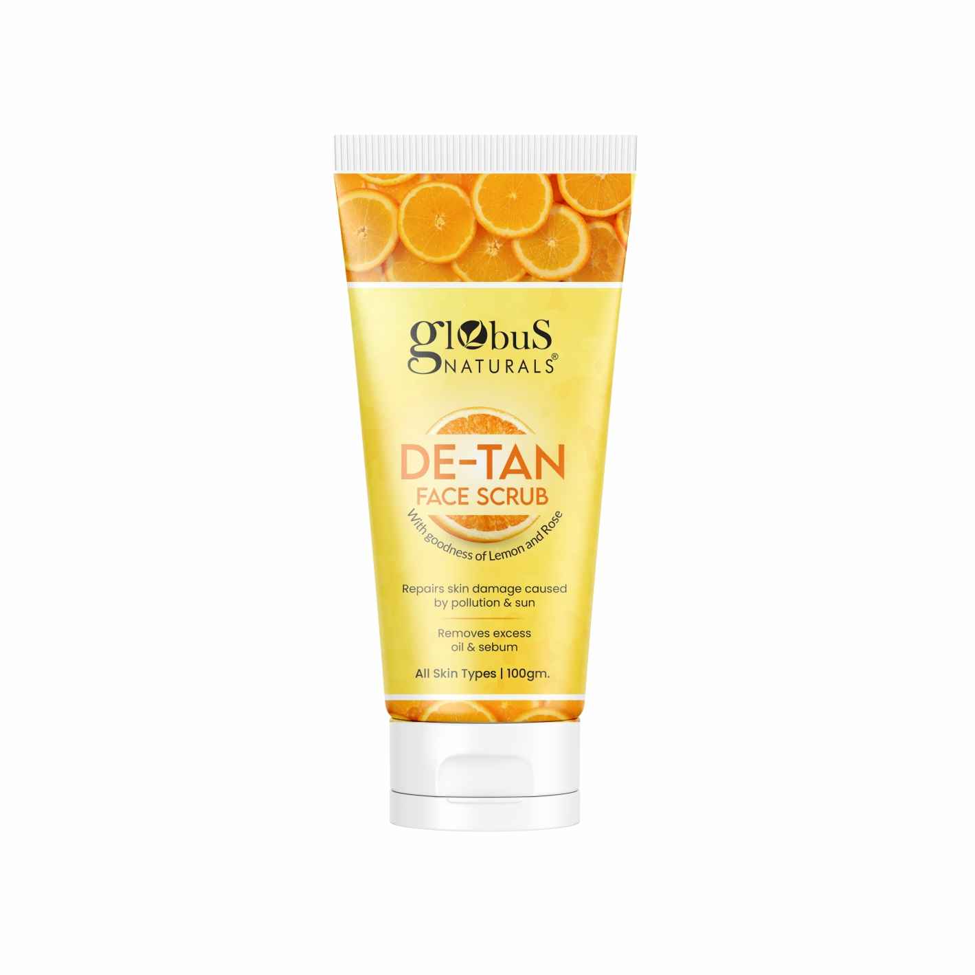 Buy Globus Naturals De Tan Face Scrub, 100 gm - Purplle