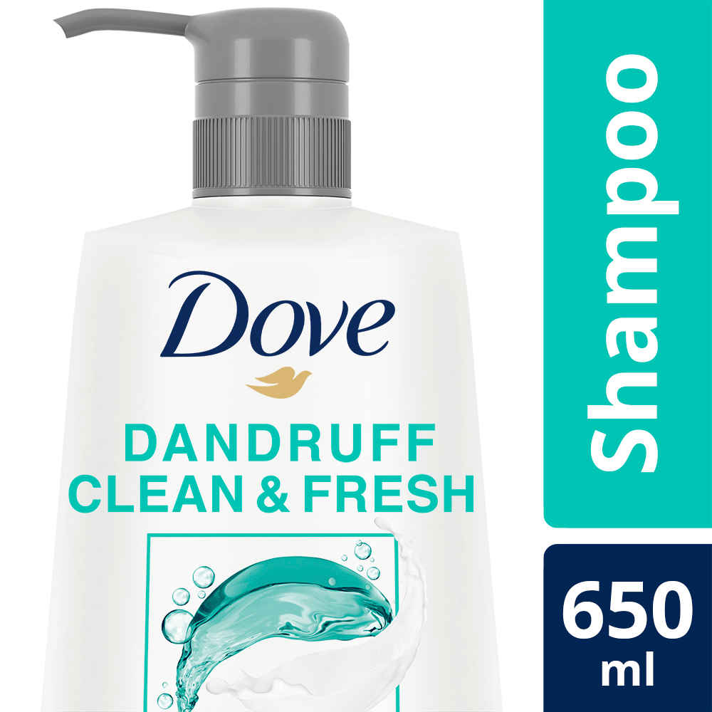 Buy Dove Dandruff Clean & Fresh Shampoo (650 ml) - Purplle