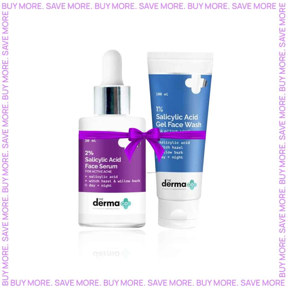 Buy The Derma Co. Salicylic Acid Anti-Acne Combo Combo of 2 - Purplle