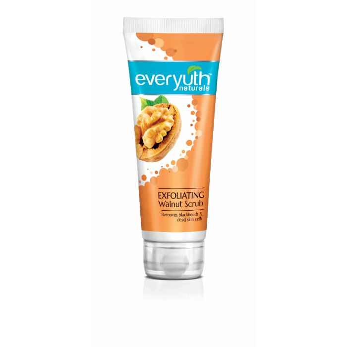 Buy Everyuth Naturals Exfoliating Walnut Scrub Removes Blackheads & Dead Skin Cells (100 gm) - Purplle