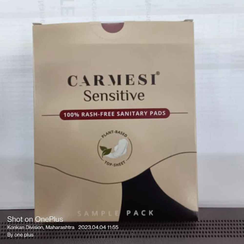Buy Carmesi Sensitive Sample Pack - Sanitary Pads (L, XL, XXL) Pack of 3 - Purplle