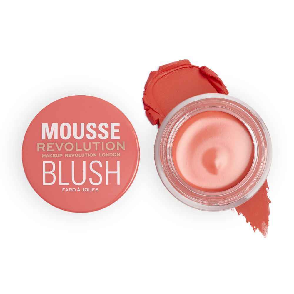 Buy Makeup Revolution Mousse Blusher Grapefruit Coral (6 gm) - Purplle