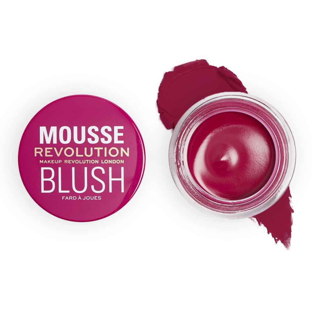Buy Makeup Revolution Mousse Blusher Passion Deep Pink (6 gm) - Purplle