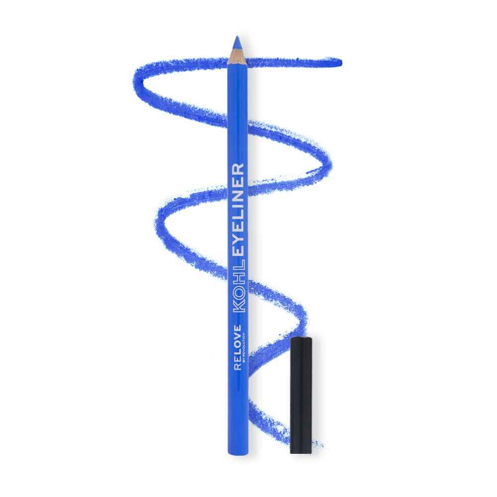 Buy Makeup Revolution Coloured Kohl Eyeliner Blue (1.2 gm) - Purplle