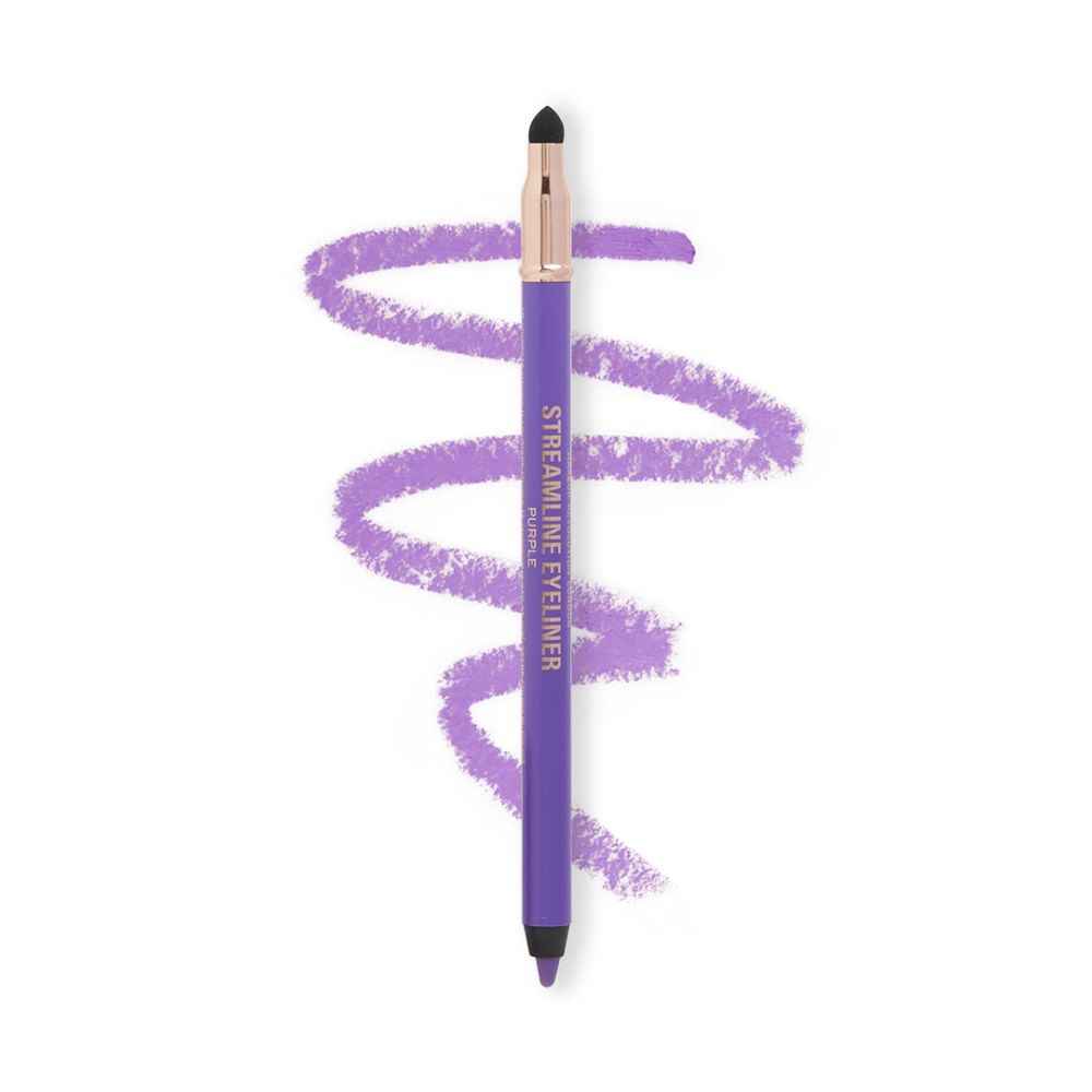 Buy Makeup Revolution Streamline Waterline Eyeliner Pencil Purple (1.3 gm) - Purplle