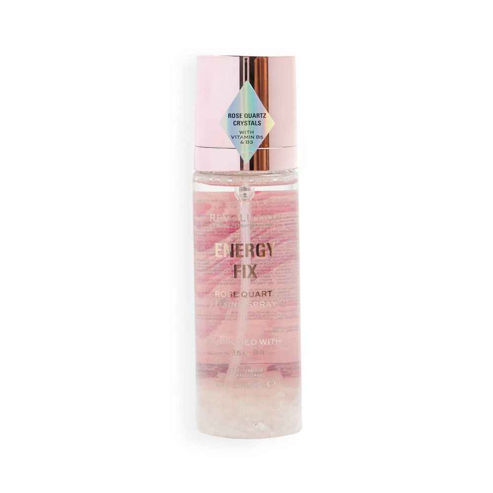 Buy Makeup Revolution Crystal Aura Fixing Spray Energy Fix Rose Quartz (85 ml) - Purplle