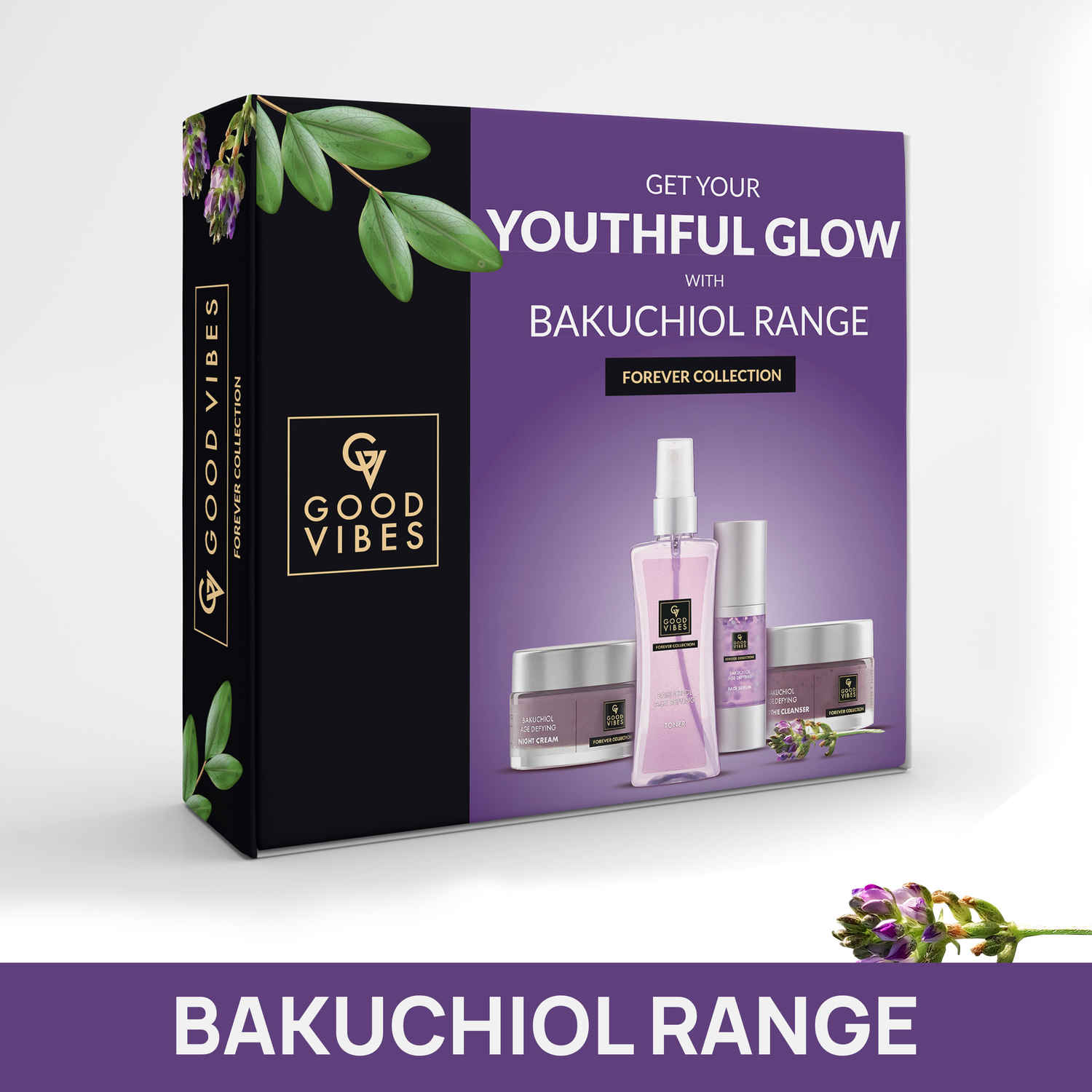 Buy Good Vibes Bakuchiol Forever Collection Range Kit Box Combo of 4 - Purplle