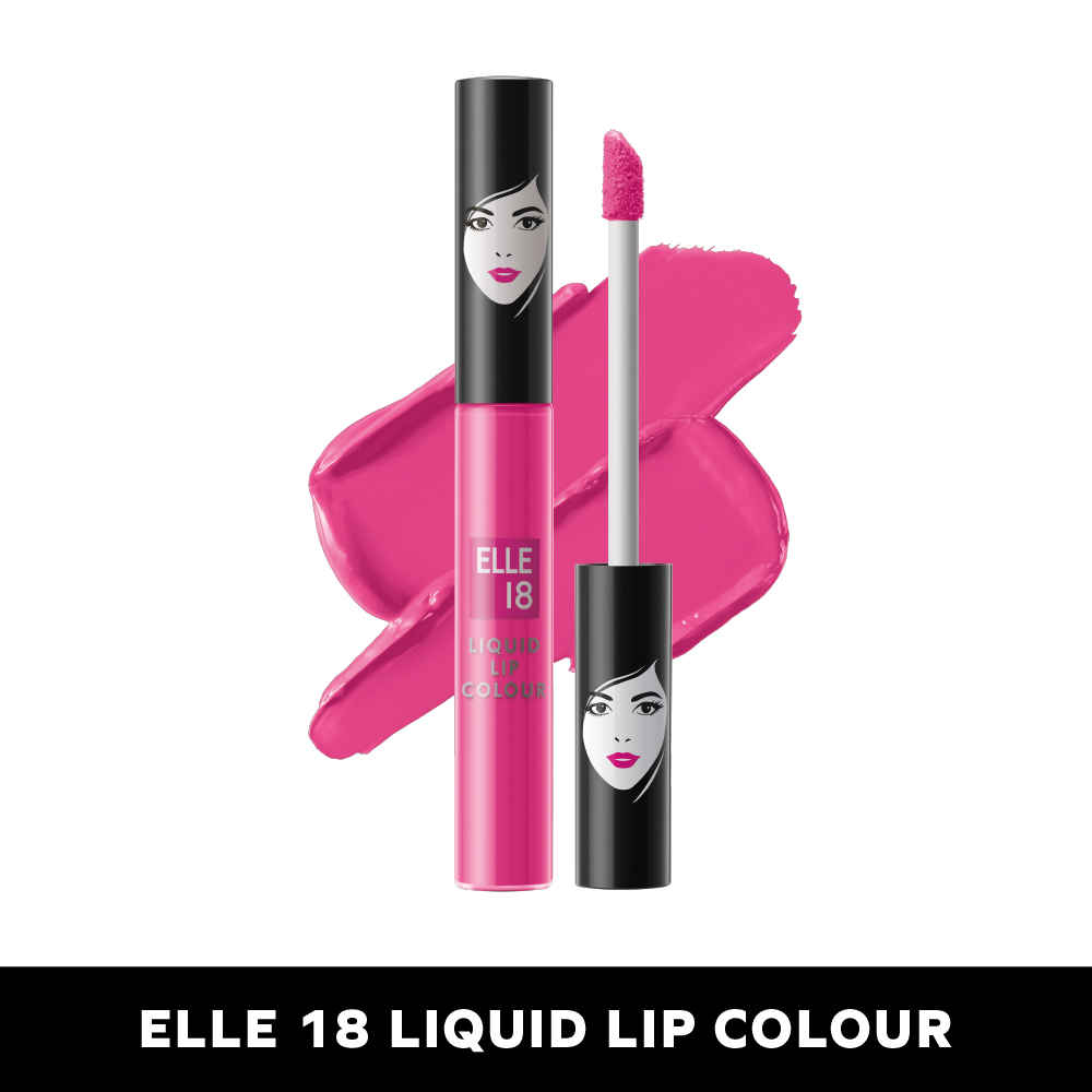 Buy Elle18 Liquid Lip Color Flashing Pink 5.6 ml - Purplle