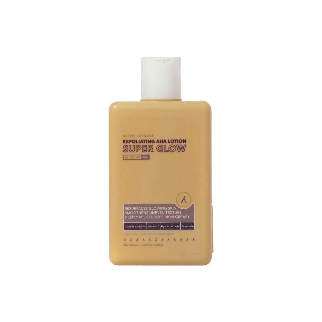 Buy Active Topicals Super Glow Exfoliating AHA Lotion 200 ml - Purplle