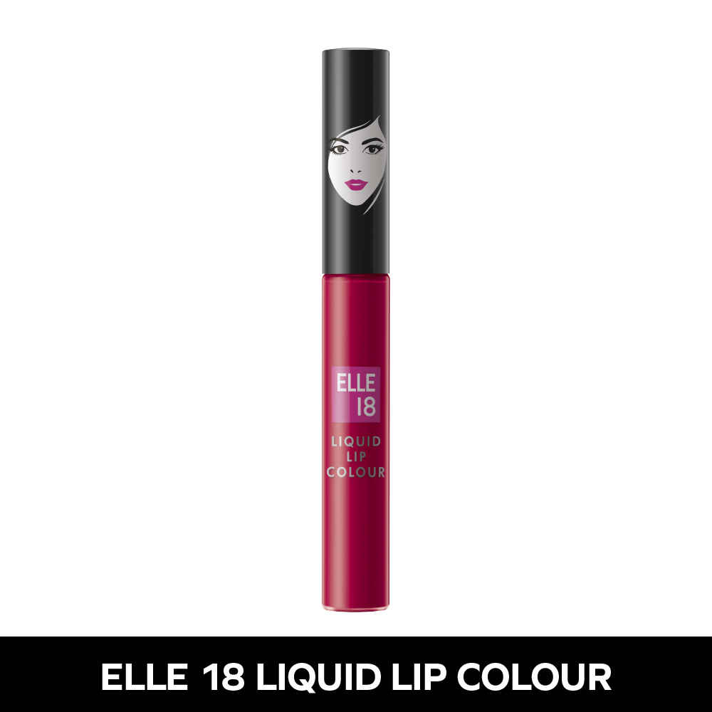 Buy Elle18 Liquid Lip Color|| Wanderlust Red|| 5.6 ml - Purplle